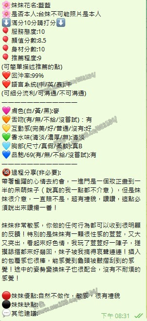 藍藍 (397819) - 圖片 4 - 台妹 新竹 - 展示用 定點茶/外約/外送茶